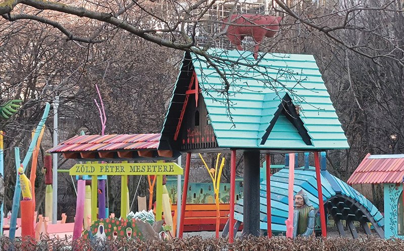 Zöld Péter játszótér a Millenárisban